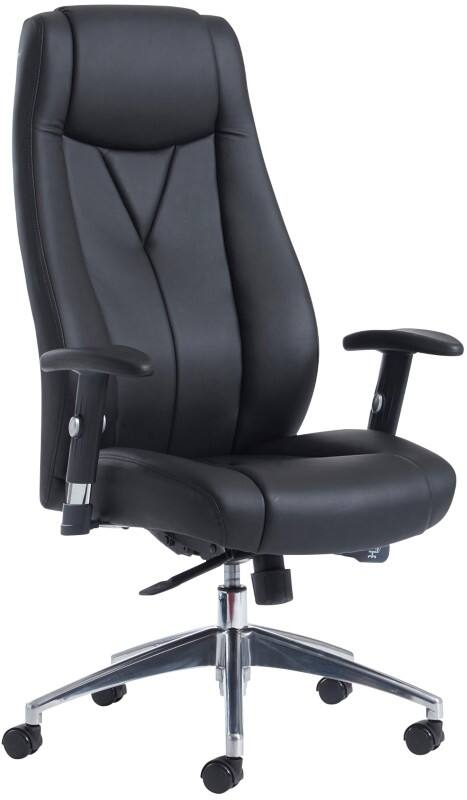 Dams International Odessa Executive Chair Height-Adjustable Armrest Black 670 x 670 x 1,260 mm