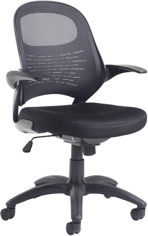 Dams International Orion Operator Chair Black 630 x 610 x 995 mm