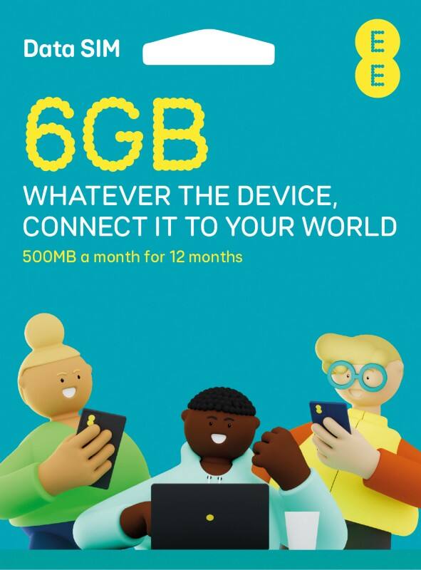 EE 300014713 Data SIM Card 60Mpbs