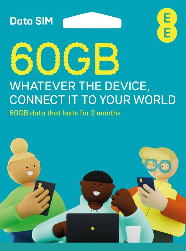 EE 300032045 Data SIM Card 60Mpbs