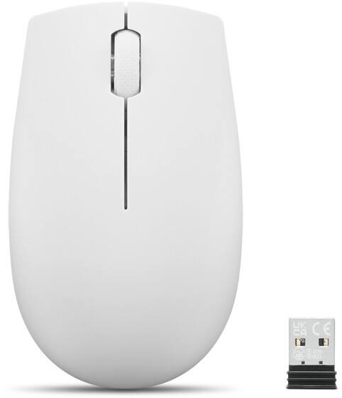 Lenovo 300 Wireless Mouse Wireless Grey Suitable For Lefthanded People