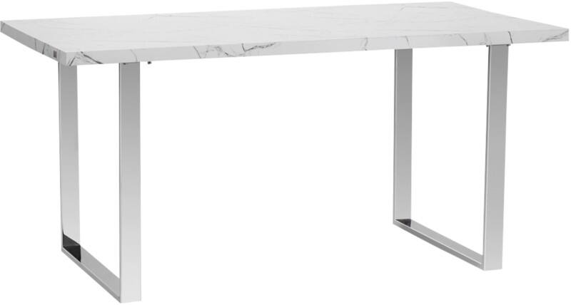 HOMCOM Non Height Adjustable Dinning Table Rectangular 835-842V00WT 1,600 x 900 x 750 mm