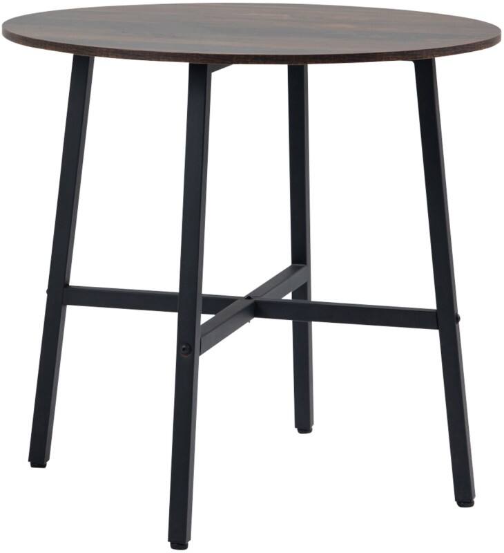 HOMCOM Non Height Adjustable Dining Table Round 835-935V00RB 800 x 800 x 760 mm