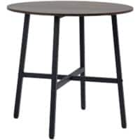 HOMCOM Non Height Adjustable Dining Table Round 835-935V00RB 800 x 800 x 760 mm