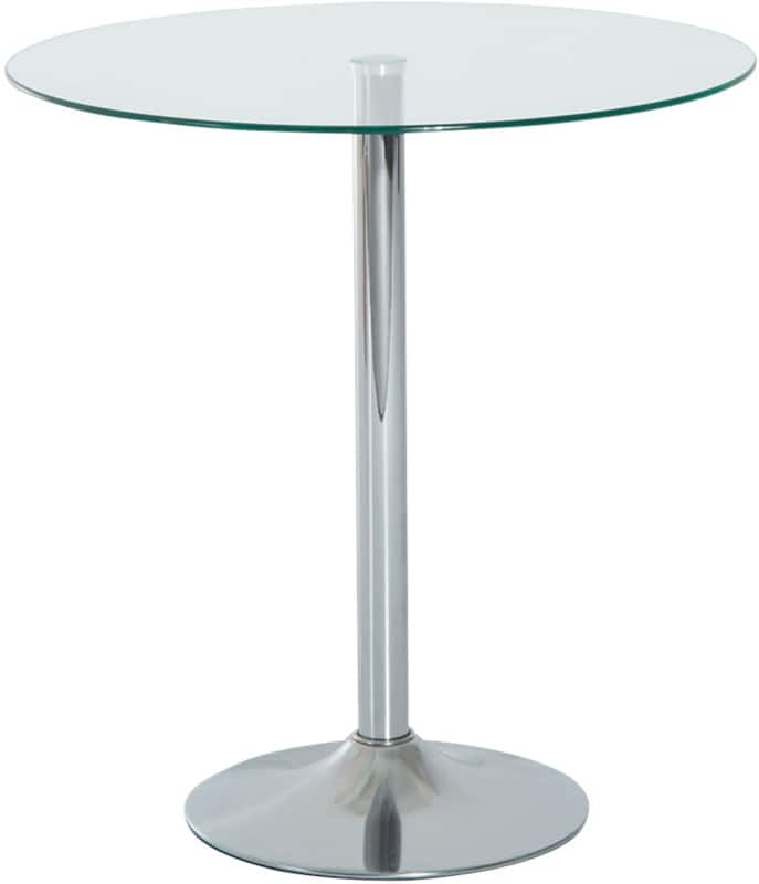 HOMCOM Non Height Adjustable Dining Table Round 835-040V01SR 700 x 700 x 745 mm