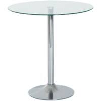 HOMCOM Non Height Adjustable Dining Table Round 835-040V01SR 700 x 700 x 745 mm