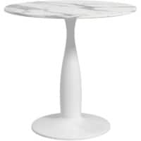 HOMCOM Non Height Adjustable Dining Table Round 83A-071V80WT 800 x 800 x 740 mm