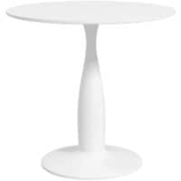 HOMCOM Non Height Adjustable Dining Table Round 83A-071V82WT 800 x 800 x 740 mm