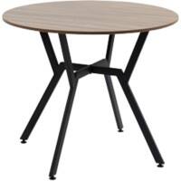 HOMCOM Non Height Adjustable Dining Table Round 835-860V00BN 900 x 900 x 760 mm