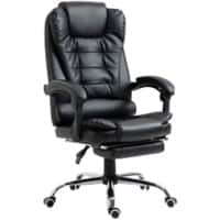 HOMCOM Executive Chair Basic Tilt Fixed Armrest Black 120000 g 921-084V71BK 645 x 690 x 1,170 mm