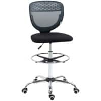 Vinsetto Draughtsman Chair Drafting Chair Basic Tilt Without armrest Grey 110000 g 921-645V70GY 590 x 590 x 1,260 mm 5 Castors