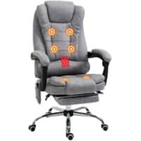 Vinsetto Massage Chair Basic Tilt Fixed Armrest Grey 113000 g 921-318V71GY 650 x 700 x 1,190 mm