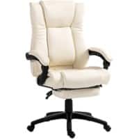 Vinsetto Office Chair Basic Tilt Fixed Armrest Cream 120000 g 921-440V70CW 680 x 680 x 1,170 mm