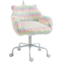 Vinsetto Office Chair Basic Tilt Fixed Armrest Colourful 120000 g 833-940V71WT 540 x 560 x 720 mm