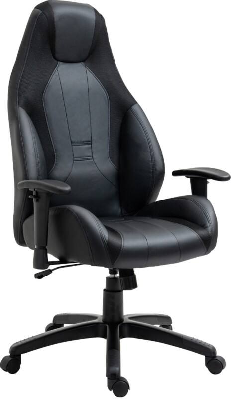 Vinsetto Office Chair Basic Tilt Height-Adjustable Armrest Black 120000 g 921-287V70BK 680 x 665 x 1,280 mm