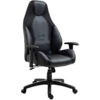Vinsetto Office Chair Basic Tilt Height-Adjustable Armrest Black 120000 g 921-287V70BK 680 x 665 x 1,280 mm