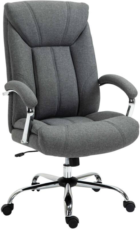 Vinsetto Office Chair Basic Tilt Fixed Armrest Grey 120000 g 921-472V71GY 650 x 780 x 1,180 mm