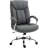 Vinsetto Office Chair Basic Tilt Fixed Armrest Grey 120000 g 921-472V71GY 650 x 780 x 1,180 mm