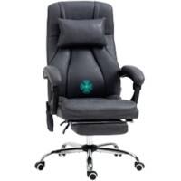 Vinsetto Massage Chair Basic Tilt Fixed Armrest Dark Grey 120000 g 921-642V70CG 620 x 720 x 1,160 mm