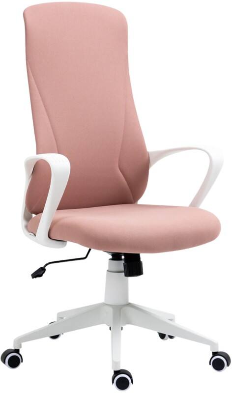 Vinsetto Office Chair Basic Tilt Fixed Armrest Pink 120000 g 921-637V70PK 620 x 560 x 1,195 mm