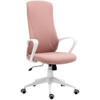 Vinsetto Office Chair Basic Tilt Fixed Armrest Pink 120000 g 921-637V70PK 620 x 560 x 1,195 mm