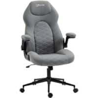 Vinsetto Office Chair Basic Tilt 2D Armrest Light Grey 120000 g 921-565V71LG 655 x 695 x 1,220 mm