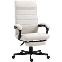 Vinsetto Office Chair Basic Tilt Fixed Armrest Cream 120000 g 921-610V70CW 680 x 670 x 1,140 mm