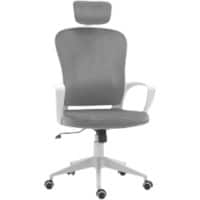 Vinsetto Office Chair Basic Tilt Fixed Armrest Grey 100000 g 921-327V70GY 630 x 640 x 1,280 mm