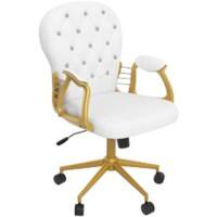 Vinsetto Office Chair Basic Tilt Fixed Armrest Cream 120000 g 921-169V72CW 595 x 605 x 1,050 mm