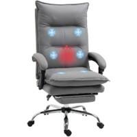 Vinsetto Massage Chair Basic Tilt Fixed Grey 120000 g 921-661V70GY 660 x 740 x 1,215 mm