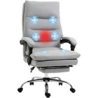 Vinsetto Massage Chair Basic Tilt Fixed Armrest Grey 120000 g 921-674V70GY 650 x 720 x 1,170 mm