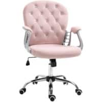 Vinsetto Office Chair Basic Tilt Fixed Pink 120000 g 921-169V71PK 595 x 605 x 1,030 mm