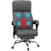 Vinsetto Massage Chair Basic Tilt Fixed Grey 120000 g 921-664V70GY 640 x 700 x 1,170 mm