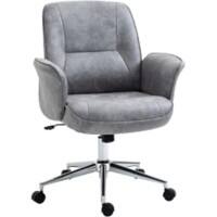 Vinsetto Office Chair Basic Tilt Fixed Armrest Grey 120000 g 921-456V71LG 670 x 690 x 1,020 mm
