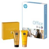 HP Office Pink A4 Printer Paper 80 gsm Smooth White 4 Boxes with 20 Packs of 500 Sheets + RITUALS Gift Set The Ritual of Mehr 40 ml