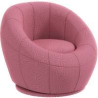 HOMCOM 839-803V70PK Armchair Fixed Pink 566048 cm