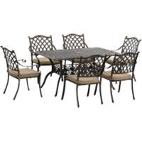 OutSunny Garden Furniture Set Aluminium, Polyester Bronze Outdoor