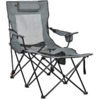 OutSunny Sun Lounger 1,200 x 810 x 920 mm Grey Outdoor