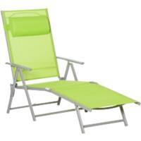 OutSunny Sun Lounger 500 x 635 x 1,005 mm Green Outdoor