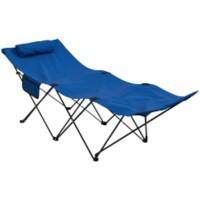 OutSunny Sun Lounger 1,800 x 580 x 660 mm Blue Outdoor