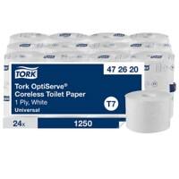 Tork OptiServe Toilet Paper Rolls 1 Ply Coreless 472620