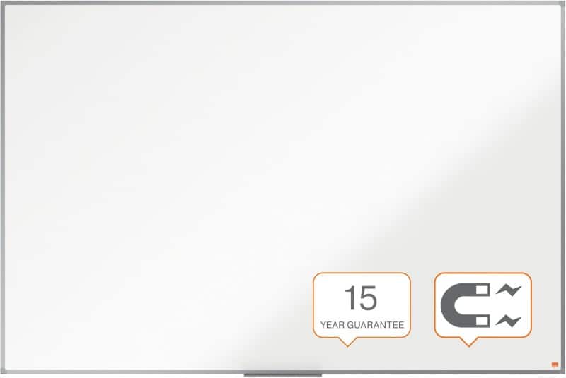 Nobo Essence Whiteboard Wall Mounted Magnetic Lacquered Steel Single Sided 180 (W) x 120 (H) cm