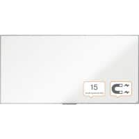 Nobo Essence Whiteboard Wall Mounted Magnetic Lacquered Steel Single Sided 240 (W) x 120 (H) cm
