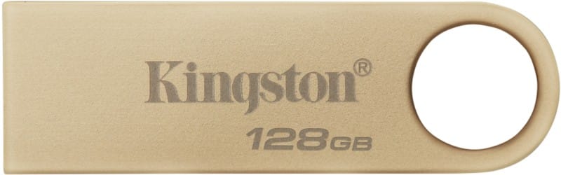 Kingston DataTraveler Flash Drive 128 GB Gold