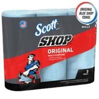 Scott Shop Wipes Blue 1 Ply 07514305