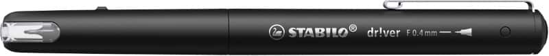 STABILO dr!ver Fineliner Pen 0.4 mm Needlepoint Black 1088/46