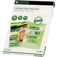 Leitz iLAM Quality Laminating Pouches 33818 A4 Glossy 80 microns (2 x 80) Transparent Pack of 100