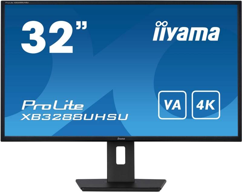iiyama 80 cm (31.5") VA Monitor XB3288UHSU-B5 Black