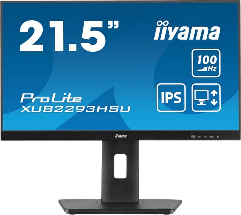 iiyama 54.7 cm (21.5") IPS Monitor XUB2293HSU-B6 Black