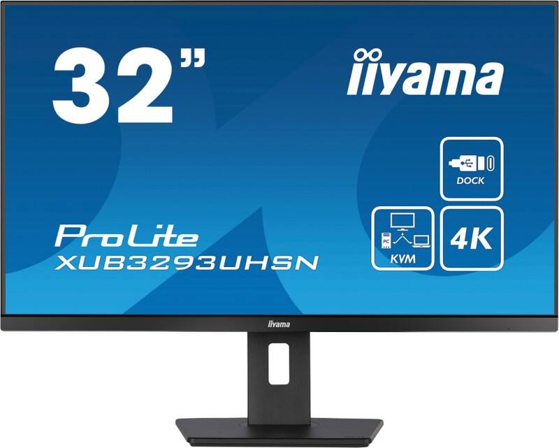 iiyama 80 cm (31.5") IPS Monitor XUB3293UHSN-B5 Black
